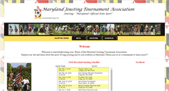 Desktop Screenshot of marylandjousting.com